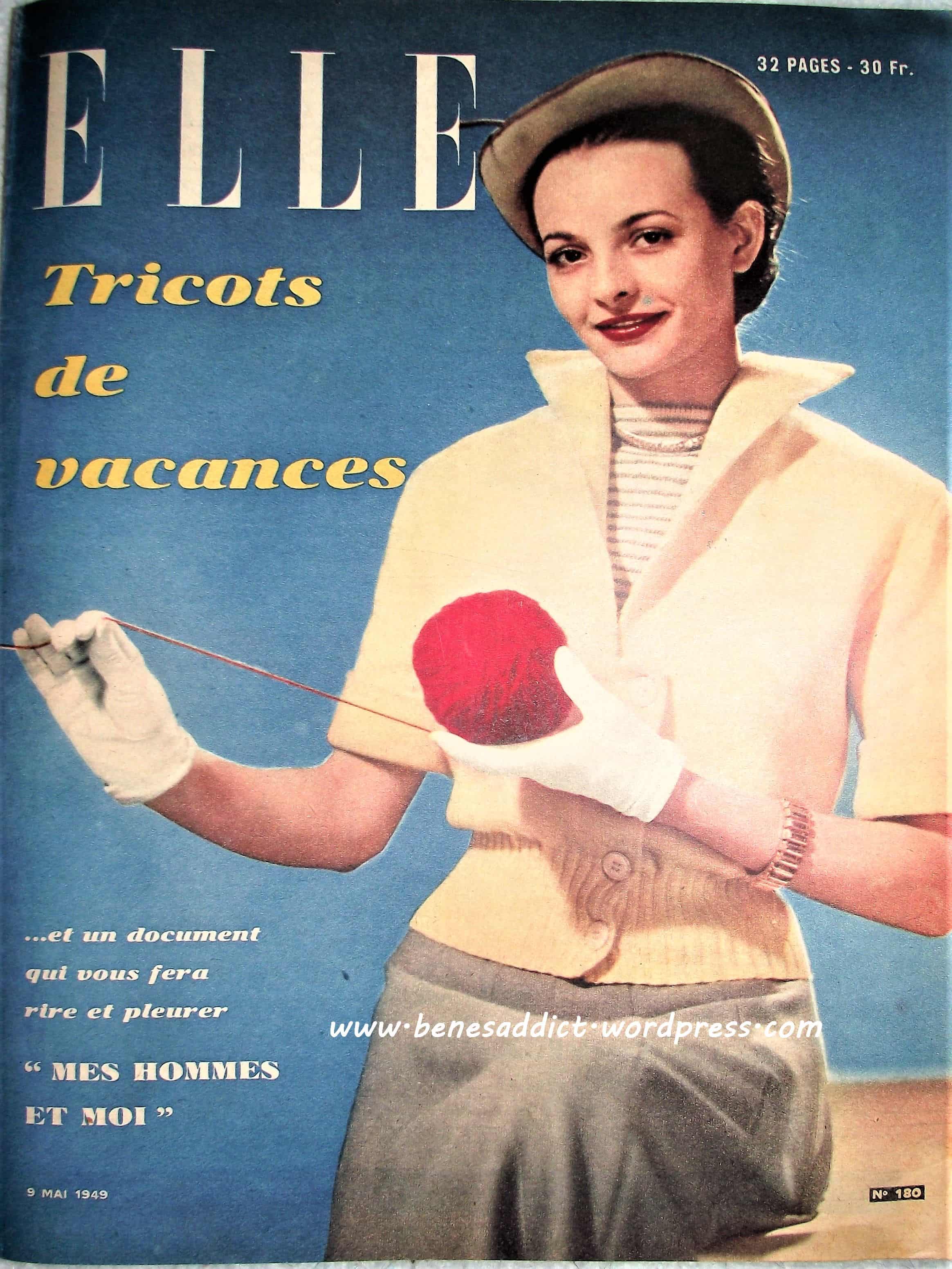 Revue Vintage ELLE mai 1949 (1)