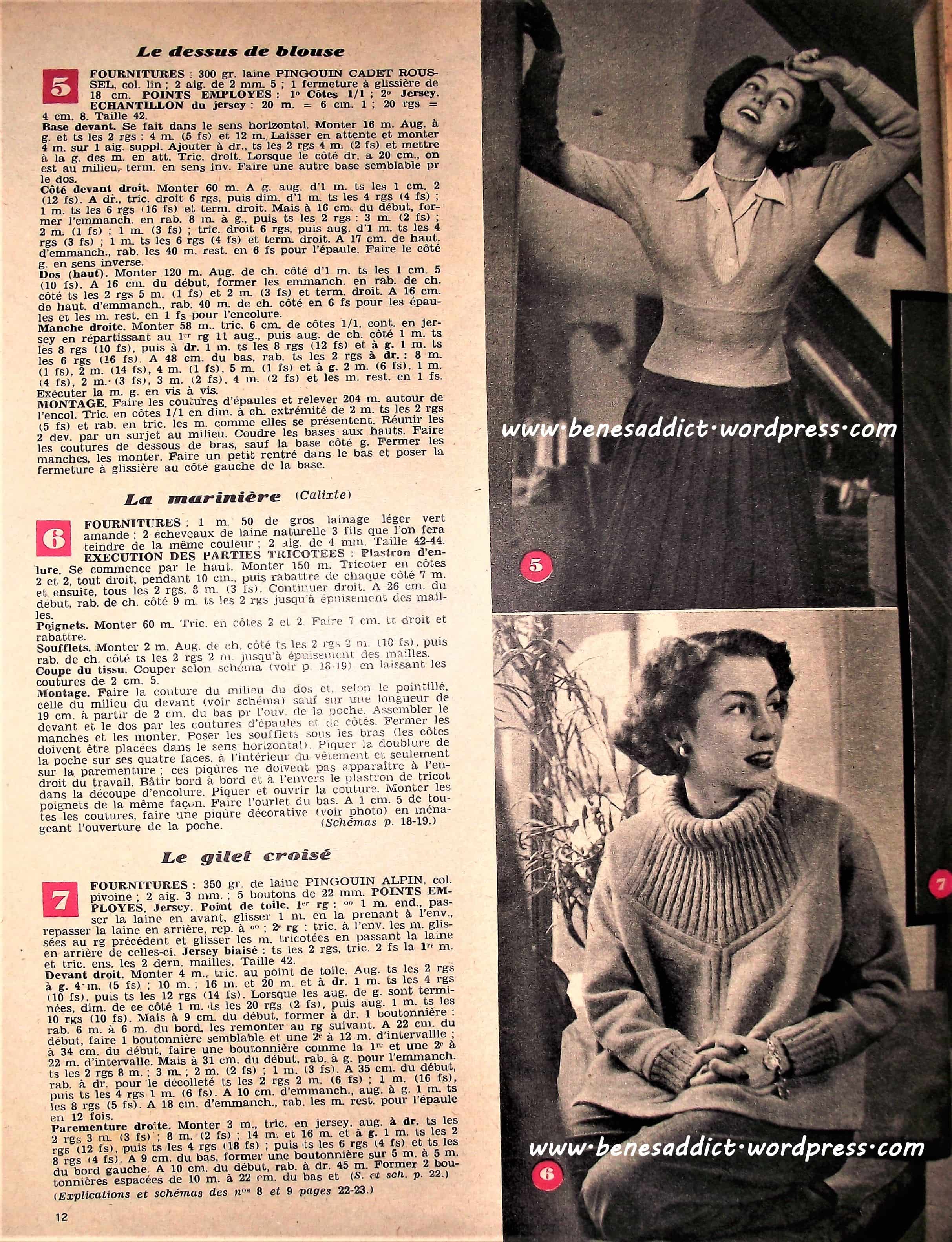 Revue Vintage ELLE mai 1949 (10)