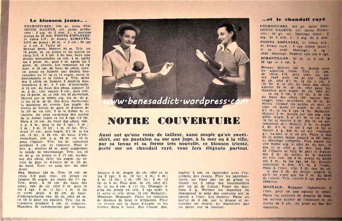 Revue Vintage ELLE mai 1949 (16)